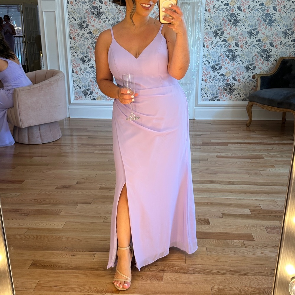 Azazie Leo Lilac Bridesmaids dress